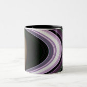 Tasse 2 Couleurs Anneaux de Saturne (Centre)