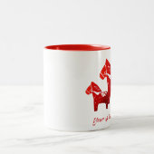 Tasse 2 Couleurs Année chinoise du cadeau Cheval (Centre)