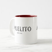 Tasse 2 Couleurs Année de création d'Abuelito (Devant gauche)