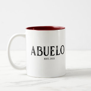 Tasse 2 Couleurs Année de création d'Abuelo