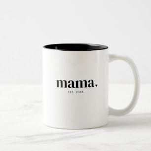 Tasse 2 Couleurs Année de création de Mama