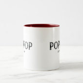 Tasse 2 Couleurs Année de création de PopPop (Centre)