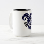 Tasse 2 Couleurs Année de la Chèvre 2027 (Devant gauche)