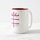 Tasse 2 Couleurs Année de la Chèvre 2027 (Devant droit)