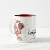 Tasse 2 Couleurs Année de l'art chinois de zodiaque de dragon (Devant gauche)