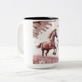 Tasse 2 Couleurs Année du Cheval 2026 (Devant gauche)