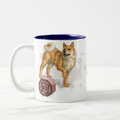 Tasse 2 Couleurs Année du chien Zodiaque chinois (Gauche)