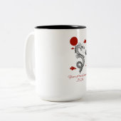 Tasse 2 Couleurs Année du Dragon 2024 (Devant gauche)