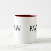 Tasse 2 Couleurs Année PawPaw établie (Centre)