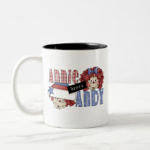 Tasse 2 Couleurs Annie aime Andy Ragdoll (Gauche)