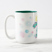 Tasse 2 Couleurs Anniversaire 75 ans (Gauche)