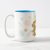 Tasse 2 Couleurs Anniversaire 80 ans (Gauche)