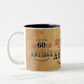 Tasse 2 Couleurs Anniversaire du Vieux Timer (Gauche)