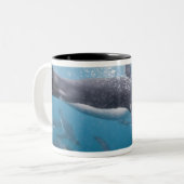 Tasse 2 Couleurs Antarctique, île de Géorgie du Sud UK (Devant gauche)
