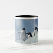 Tasse 2 Couleurs Antarctique. Pingouins d'Adelie (Centre)