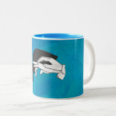 Tasse 2 Couleurs Anteille Ombre Sur Bleu (Devant droit)