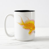 Tasse 2 Couleurs Anthias jaune hawaïen, fuscipinnis de Holanthias (Gauche)