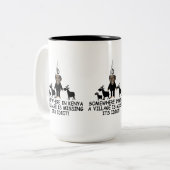 Tasse 2 Couleurs Anti Obama (Devant gauche)