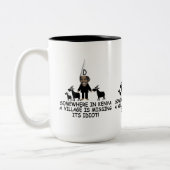 Tasse 2 Couleurs Anti Obama (Gauche)