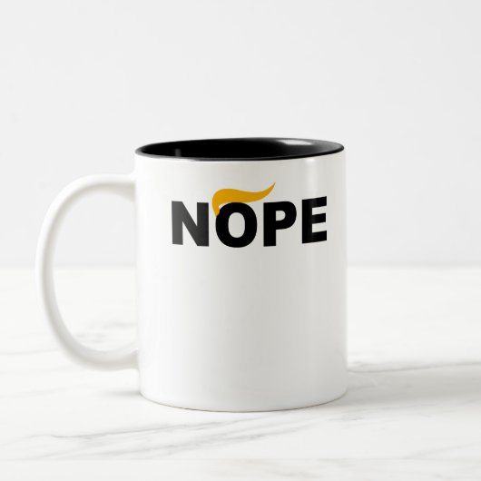 TASSE 2 COULEURS ANTI-TRUMP DU NOPE (Gauche)