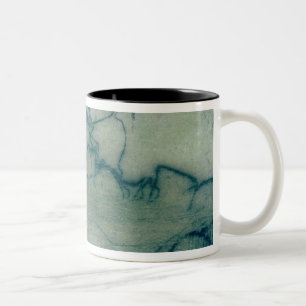 Tasse 2 Couleurs Antilope et bison, Perigordian (peinture de