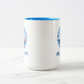 Tasse 2 Couleurs Antiparos, Grèce Conception de navires grecs (Centre)