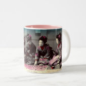 Tasse 2 Couleurs antiquité japonaise (Devant droit)