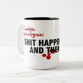 TASSE 2 COULEURS APOCALYPSE DE ZOMBI (Devant gauche)
