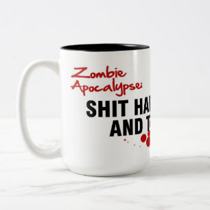 TASSE 2 COULEURS APOCALYPSE DE ZOMBI