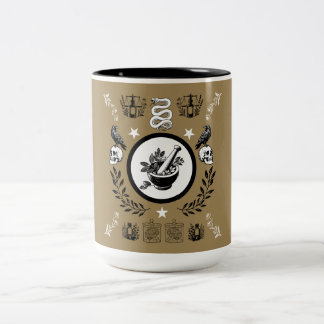 Tasse 2 Couleurs APOTHICAIRE VICTORIEN Pharmacie traditionnelle