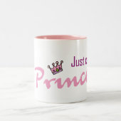 Tasse 2 Couleurs Appelez-juste moi princesse (Centre)
