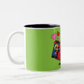 Tasse 2 Couleurs Appels d'accouplement Cardinal Bird Love (Gauche)