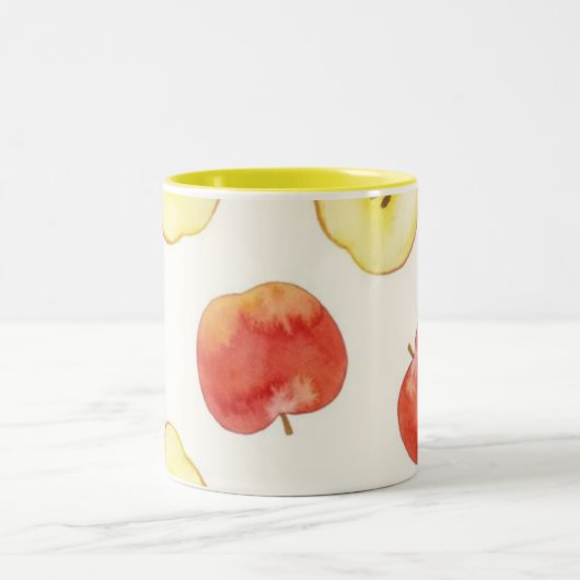 Tasse 2 Couleurs Apple (Centre)