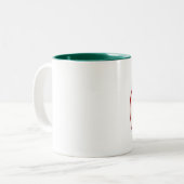 Tasse 2 Couleurs Apple attaquent (Devant gauche)