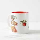 Tasse 2 Couleurs Apple attaquent (vous pouvez customiser) (Devant gauche)