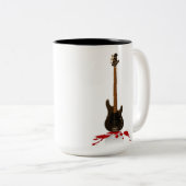 Tasse 2 Couleurs Application de guitare (Devant droit)