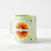 Tasse 2 Couleurs Appréciation Personnalisée De L'Enseignant Fin De  (Devant gauche)