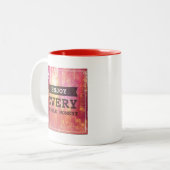 Tasse 2 Couleurs Appréciez chaque seul moment (Devant gauche)