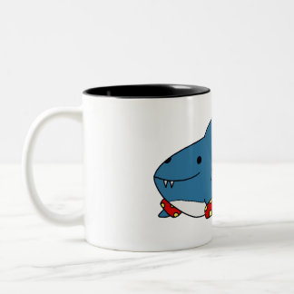 Tasse 2 Couleurs Apprendre à nager requin