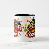 Tasse 2 Couleurs April Fool's Day Gotcha FunClassic Mug, 11 oz (Centre)