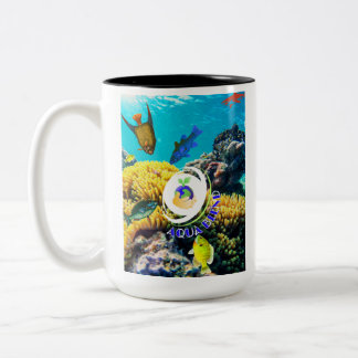 Tasse 2 Couleurs Aqua Blend