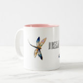 Tasse 2 Couleurs Aqua Blue Blush (Devant gauche)