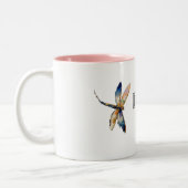 Tasse 2 Couleurs Aqua Blue Blush (Gauche)
