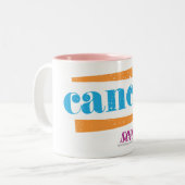 Tasse 2 Couleurs Aqua de Cancer (Devant gauche)