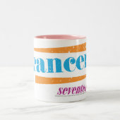 Tasse 2 Couleurs Aqua de Cancer (Centre)