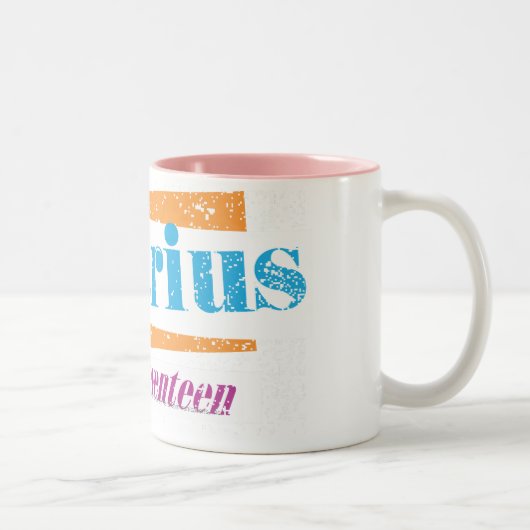 Tasse 2 Couleurs Aqua de Verseau (Droit)