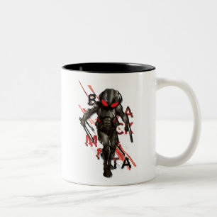 Tasse 2 Couleurs Aquaman   Black Manta Scattered Typography Graphic
