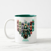 Tasse 2 Couleurs Aquaman | Graphique d'Atlanteans "Unite The Kingdo (Gauche)