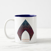 Tasse 2 Couleurs Aquaman | Logo de Paisley Aquaman (Gauche)