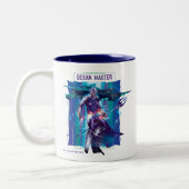 Tasse 2 Couleurs Aquaman | Ocean Master King Orm Refractionné Graph (Gauche)
